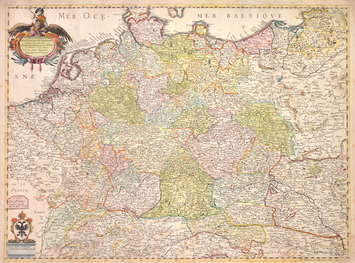 Carte Generale de Haute et Basse Allemagne et Pays Corconvoisins,…