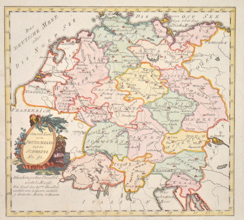 General Karte von Deutschland und der Schweitz. Nro. 92.