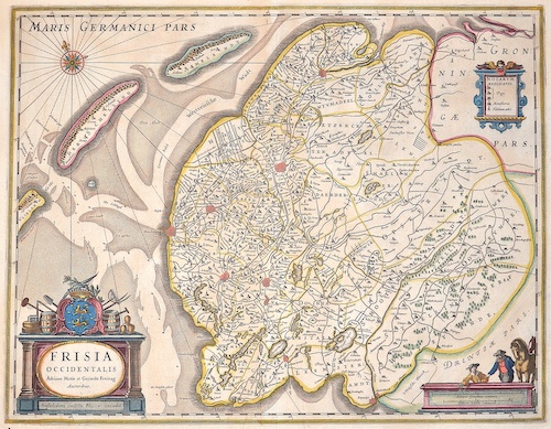 Frisia Occidentalis Adriano Metio et Gerardo Freitag Auctoribus.