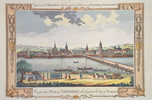 Perspective View of Dresden, the Capital City of Saxony.