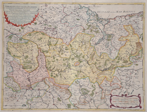 Marchesato et Elettorato di Brandeburg con una gran Portione della Pomerania,..