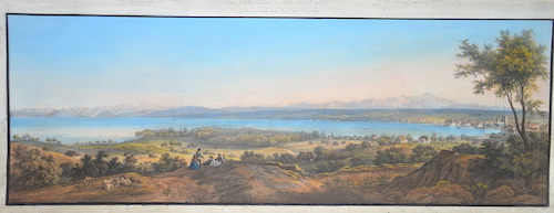 Panorama vom Bodensee von Constanz bis Bregenz