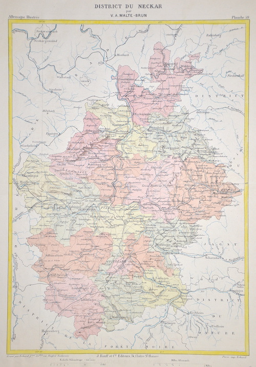 District du Neckar par V. A. Malte-Brun