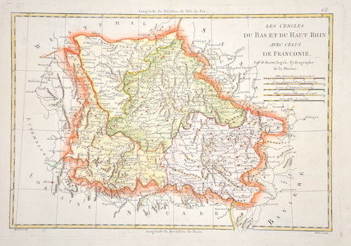 Les Cercles du Bas et du Haut Rhin avec celui de Franconie.