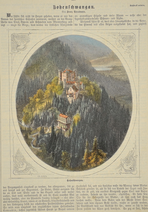 Hohenschwangau. Von Franz Trautmann.