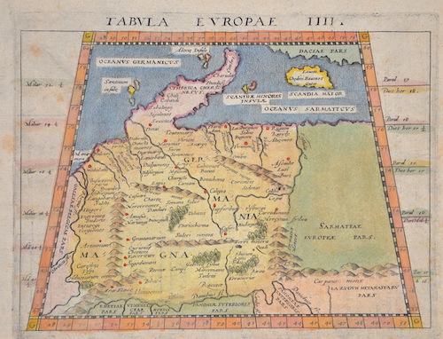 Tabula Europae IIII. / Galliae, Tertia Europae Tabula. 5