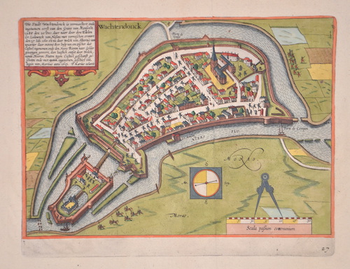 Die Stadt Wachtendonck is vermeestert ende ingenomen eerst van den Grave van Mansvelt 1588..