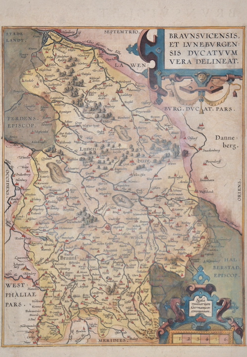 Braunsuicensis, et Luneburgensis Ducatuum vera delineat.