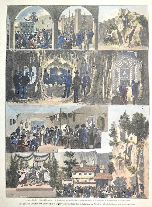 Kellerheft des Deutschen und Oesterreichischen Alpenvereins im Bürgerlichen Bräuhause zu München.