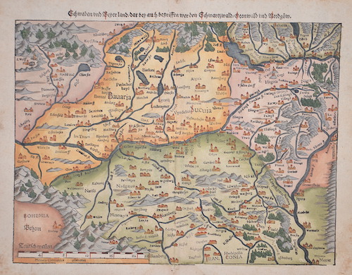 Schwaben und Beyerland, dar bey auchbegriffen wer den Schwartzwald, Otenwald und Nordgöw.