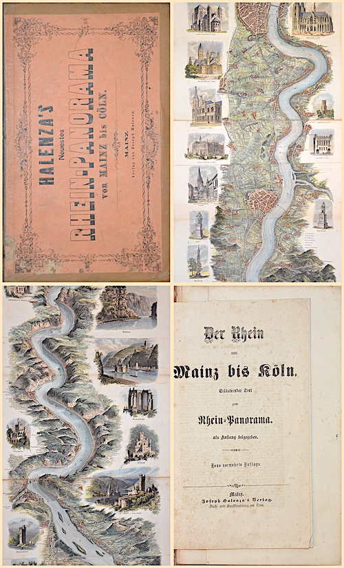 Halenza’s Neuestes Rhein-Panorama von Mainz bis Cöln.
