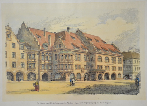 Der Neubau des kgl. Hofbräuhauses in München