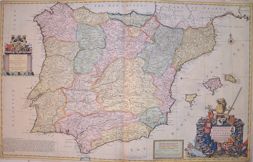 A new and exact map of Spain & Portugal