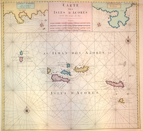 Carte des Isles d´Acores
