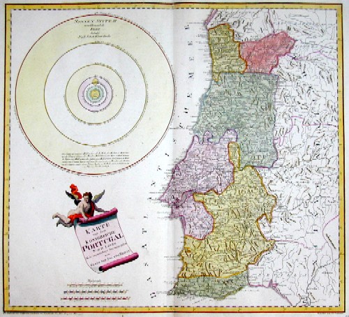 Karte von dem Königreiche Portugal