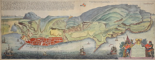 A New and Exact plan of Gibraltar with all its fortifications as they are at present….