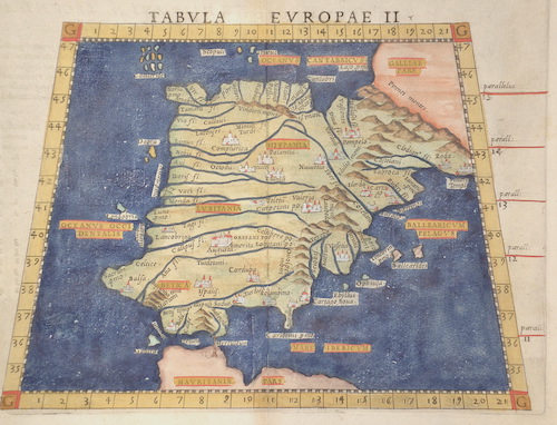 Tabula Europae II / della geographia di Tolomeo