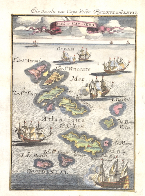 Die Inseln  von Capo Verde. Fig: LXVI. Und LXVII / Isles ou Cap – Verd.