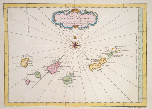 Carte Des Isles Canaries