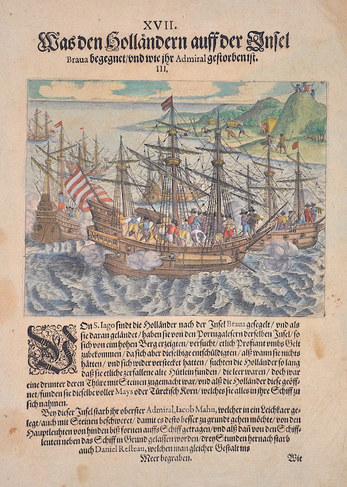 Was den Holländern auff der Insel Brava begegnet/und wie ihr Admiral gestorben ist