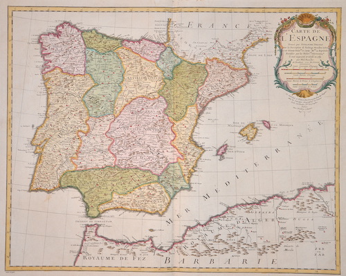 Carte de l ´Espagne