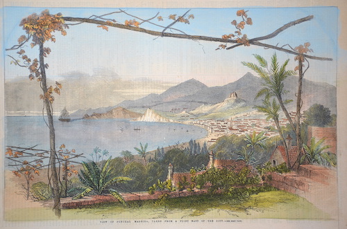 View of Funchal Madeira, taken from a point east of the city