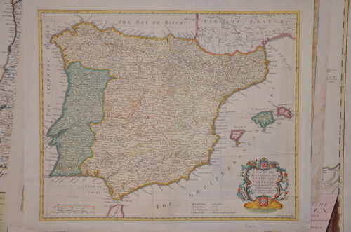A Map of the Kingdoms of Spain and Portugal…