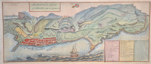 A New Plan of the Garrison of Gibralter, with ist fortifications
