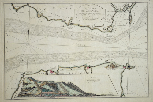 Plan du détroit de Gibraltar