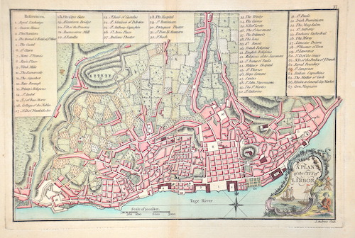 A Plan of the City of Lisbon