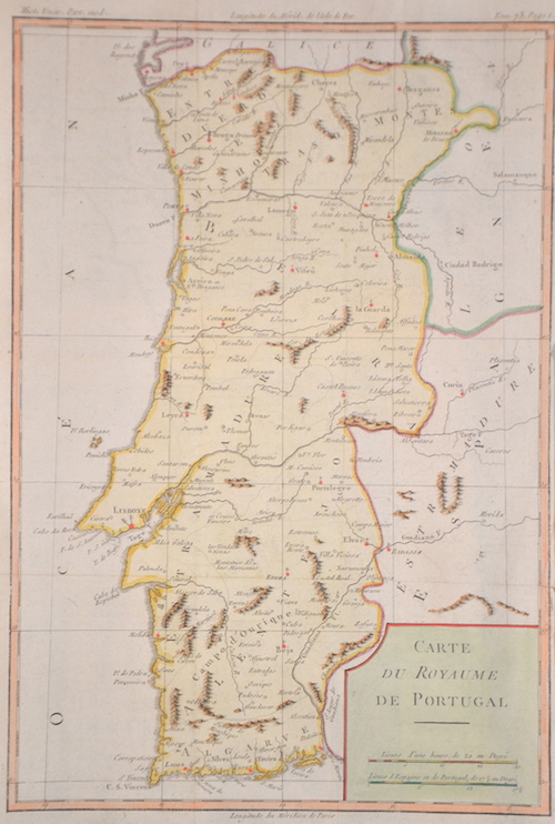 Carte du Royaume de Portugal