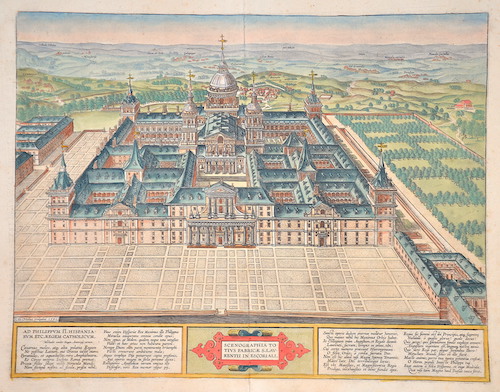 Scenographia totius fabricae S. Laurentii in Escoriali.