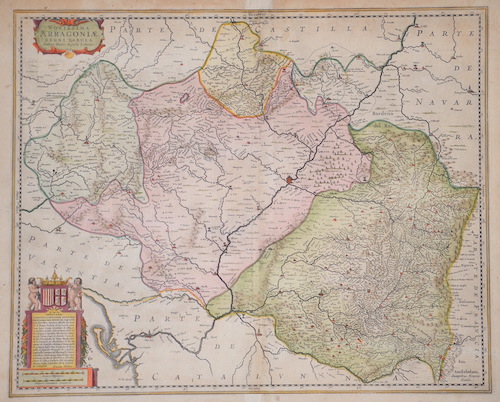 Novissima Arragoniae Regni Tabula Authore Ioanne Baptista Labanna.