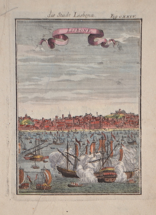 die Stadt Lisbona. Libone.