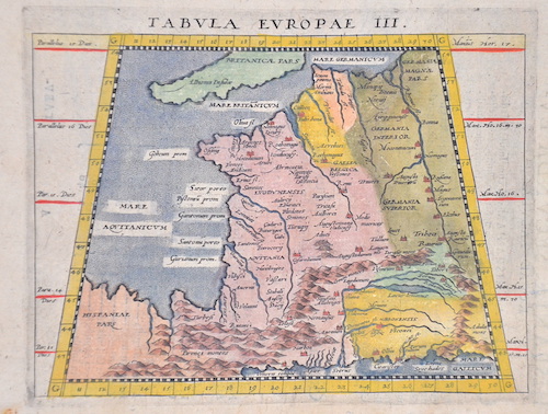 Galliae Veteris Typus. / Gallia Strabonis, Ceterorumq. Veterum.