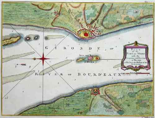 Plan of the fort de Medoc with the citadel and battery of Blaye