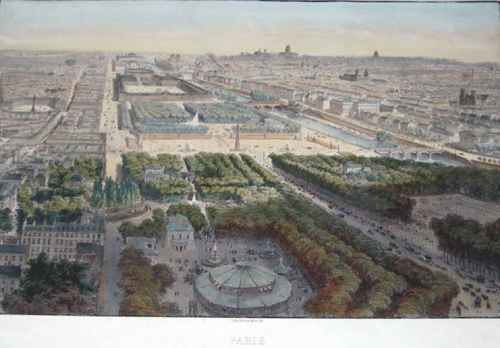 Paris vue pris au dessous du Ronde- point des Champs- Elysees