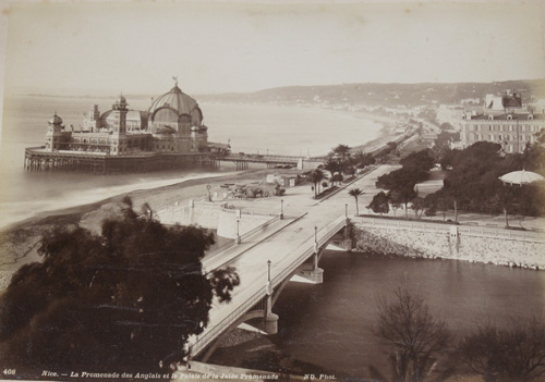 Nice. La Promenade des Anglais et le Palais de la Jetée Promenade