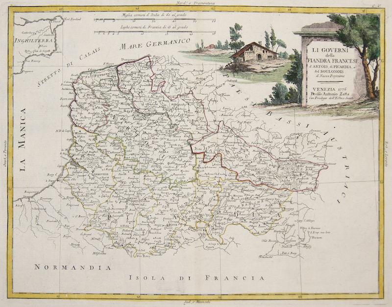 Li Governi della Fiandra Francese, kd’Artois, di Picardia, e del Boulonois.