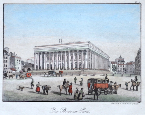 Die Börse in Paris.