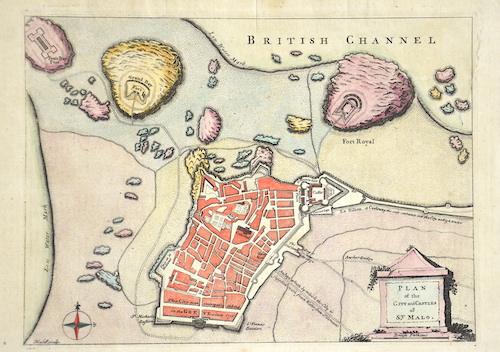 Plan of the City and Castles of St. Malo.