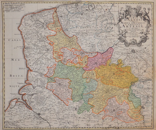 Carte d’Artois et des Environs Vel Mappa Specialis Comitatus Artesiae..