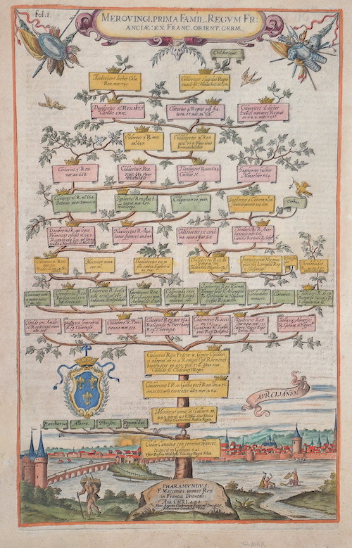 Merovingi. Prima Famil. Regum Franciae ex Franc. Orient. Germ.
