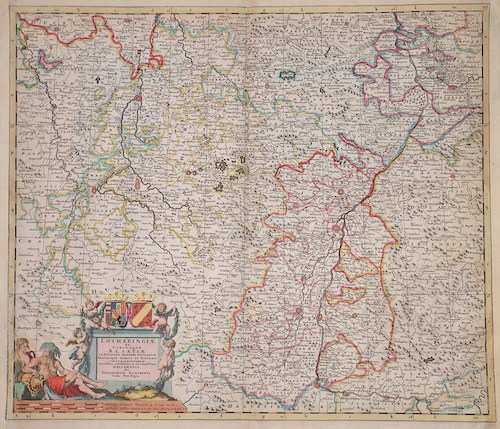 Lotharingiae et Utriusque Alsatiae in Ditiones minores divisarum..