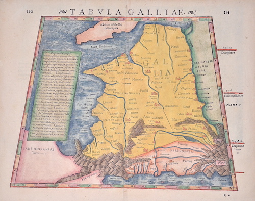 Tabula Galliae.