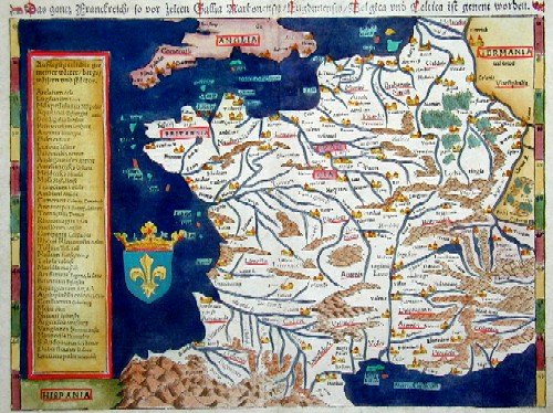 Das ganz Frankreich so vor zeiten Galia Narbonensis, Eugdonensis/Belgica und Celtica ist genent worden