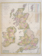 Nouv.le Carte Geo-Hydrographique des Isles Britanniques, ou Royaume Uni de Grande Bretagne et d’Irlande