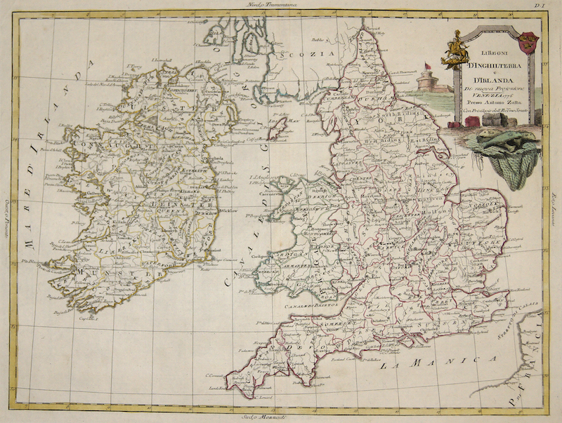 Li Regni d’Inghilterra e d’Irlanda