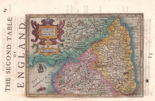 The second table of England. / Northumr. Cumberlandia Dunelm. Episcop.