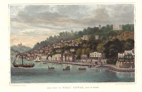 The Town of West Cowes, Isle of Wight.
